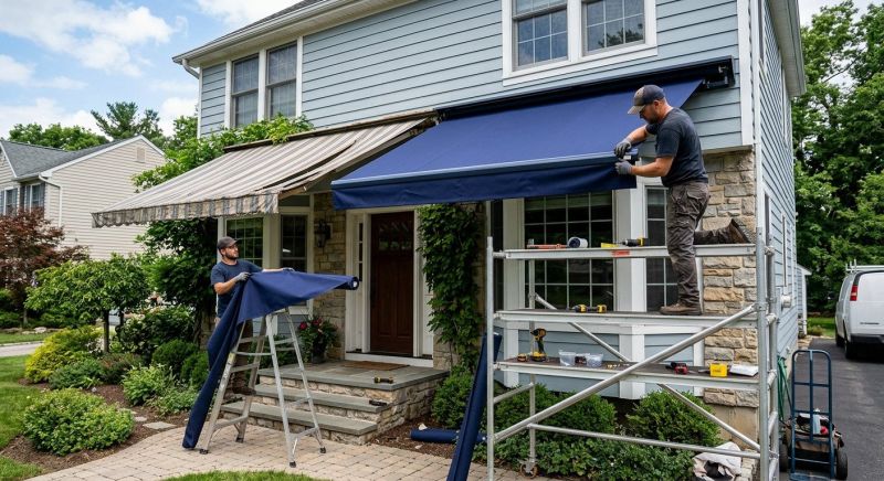 Fabric Awning Replacement in Sonoma County, CA