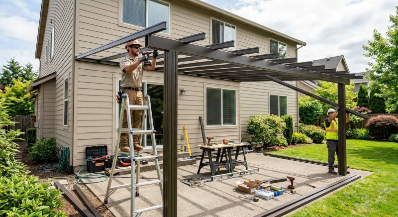 Patio Cover Installation in Fayetteville, NC