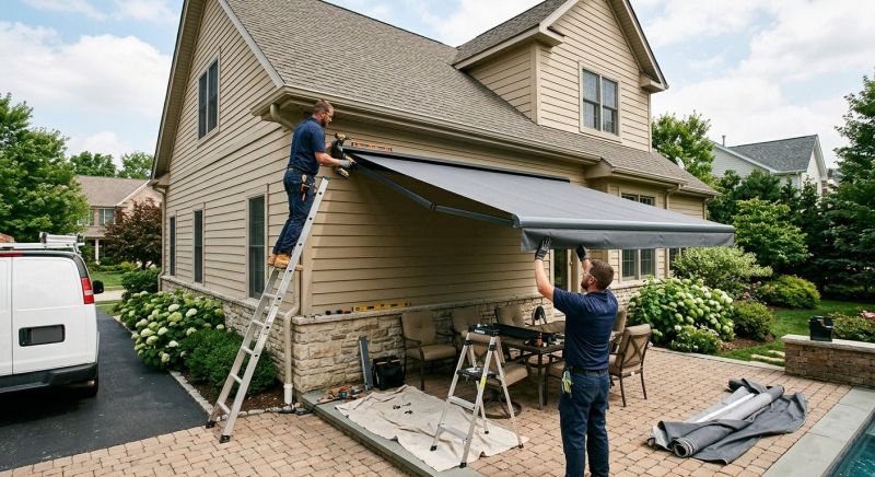 Retractable Awning Installation in Santa Rosa, CA