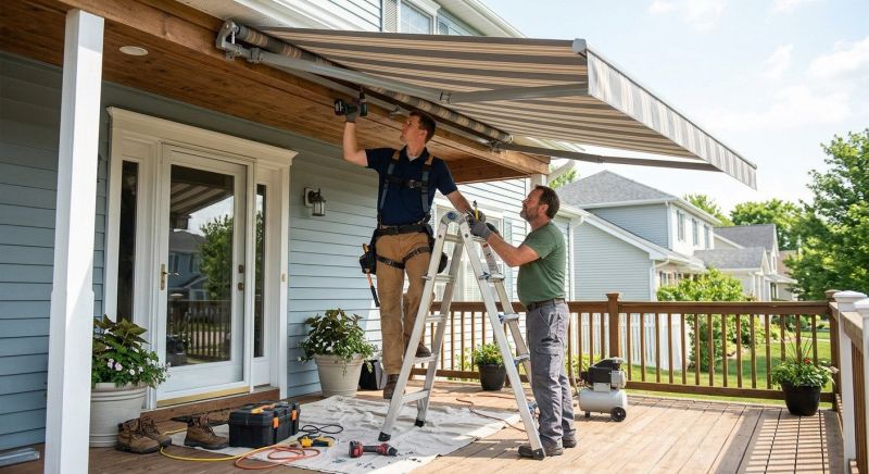 Retractable Awning Replacement in Marin County, CA