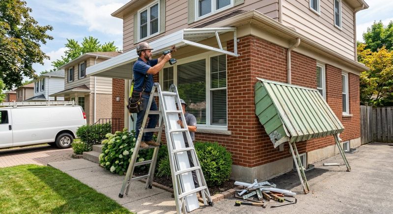 Aluminum Awning Replacement in Napa, CA