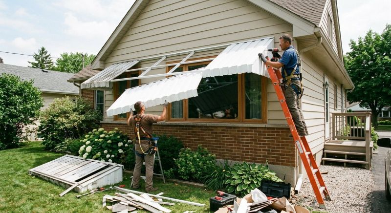 Aluminum Awning Replacement in Sonoma County, CA