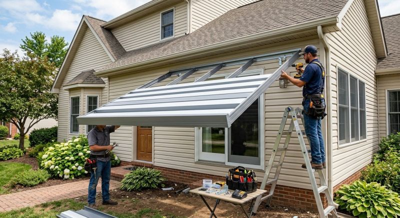 Aluminum Awning Replacement in Fayetteville, NC