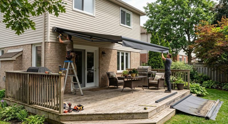 Custom Awning Installation in Santa Rosa, CA