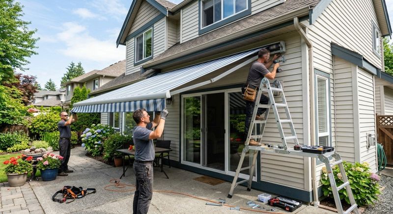 Custom Awning Installation in Sonoma County, CA