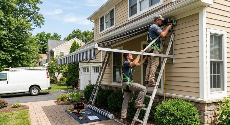 Custom Awning Installation in Marin County, CA