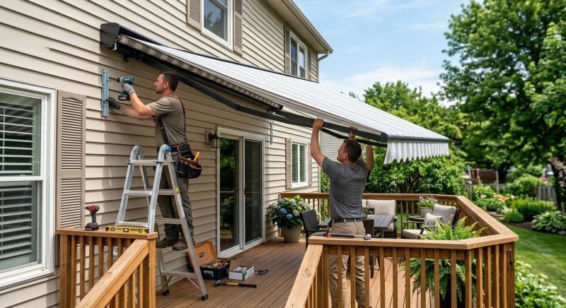 Deck Awning Installation in Santa Rosa, CA