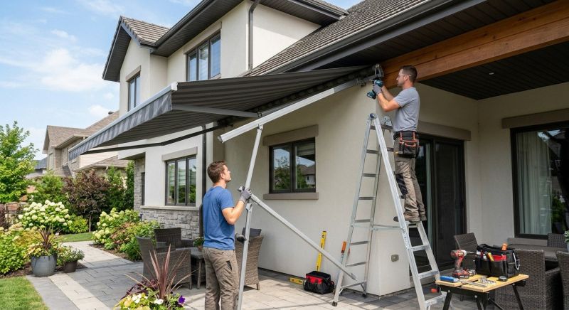 Deck Awning Installation in Sonoma County, CA