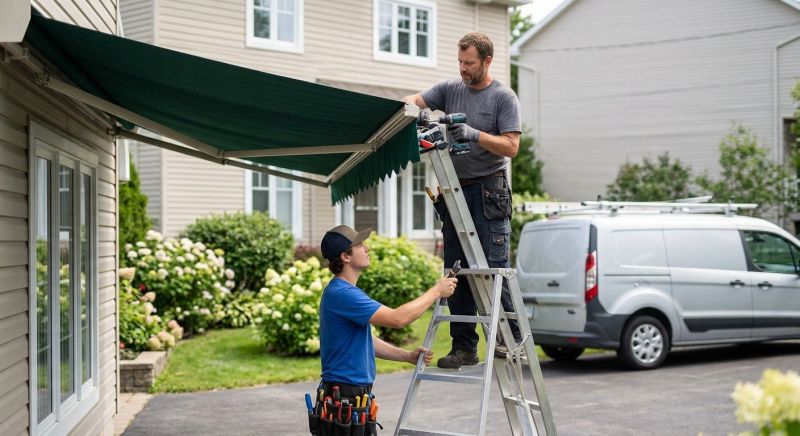 Entrance Awning Installation in Napa, CA