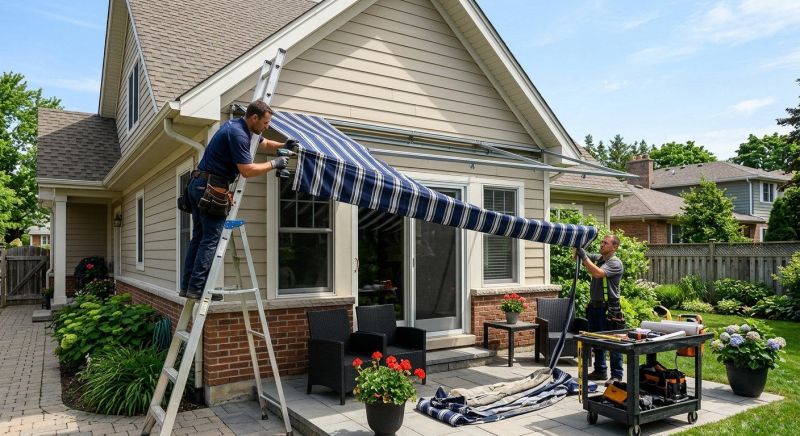 House Awning Installation in Napa, CA