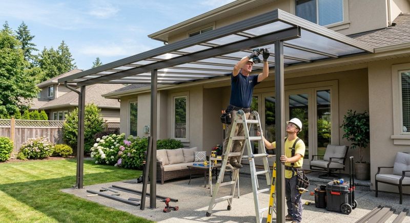 Metal Patio Cover Installation in Napa, CA