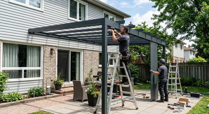 Metal Patio Cover Installation in Santa Rosa, CA
