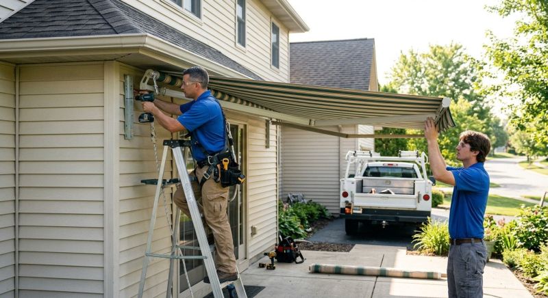 Motorized Awning Installation in Marin County, CA