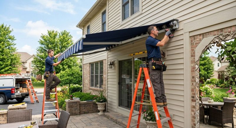 Motorized Awning Installation in Santa Rosa, CA