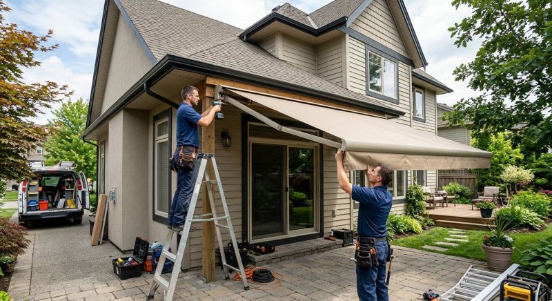 Motorized Awning Installation in Santa Rosa, CA