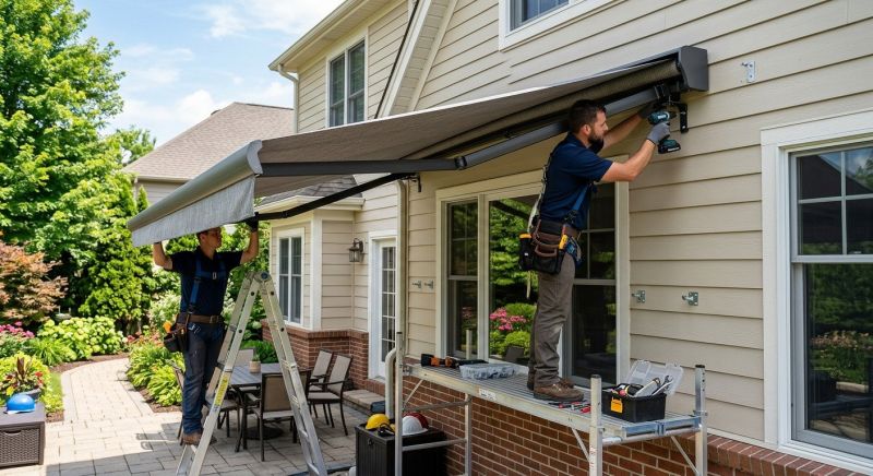 Retractable Awning Installation in Santa Rosa, CA