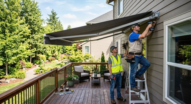 Retractable Awning Installation in Marin County, CA