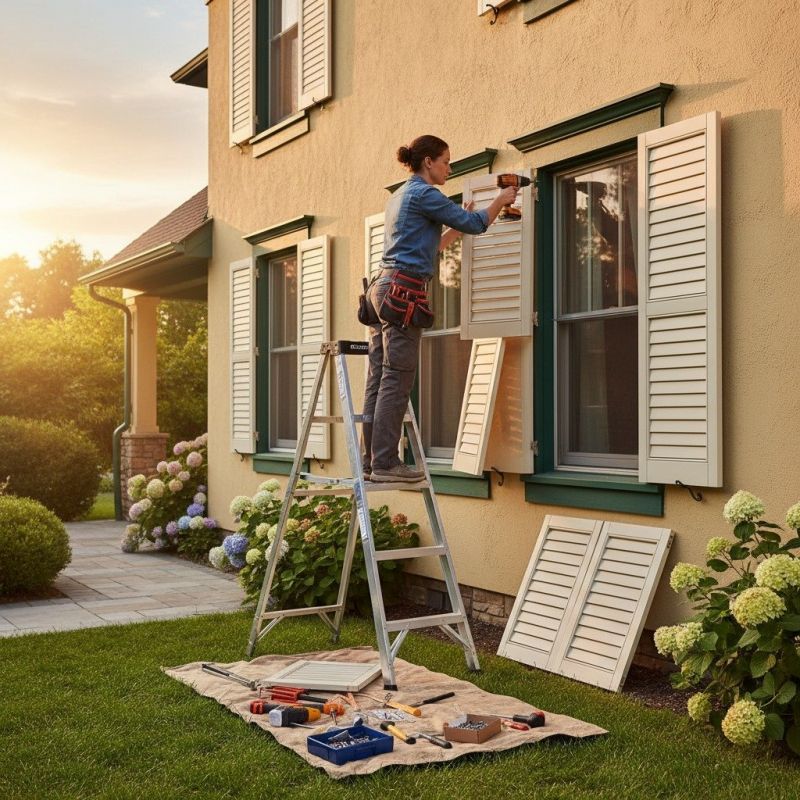 Shutter Latch Replacement in Littleton, CO
