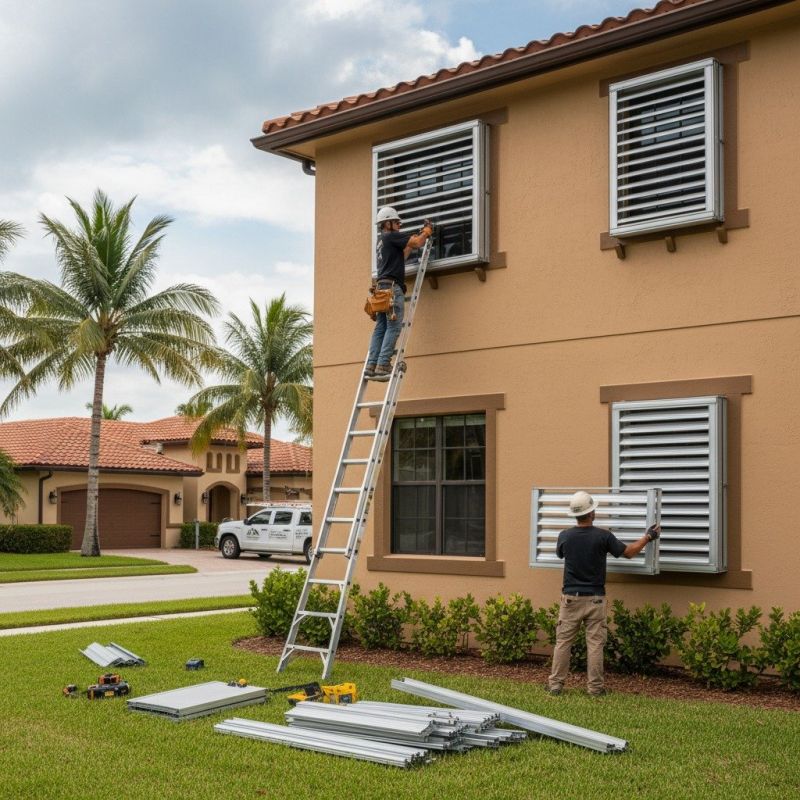 Storm Shutters Installation in Alpharetta, GA